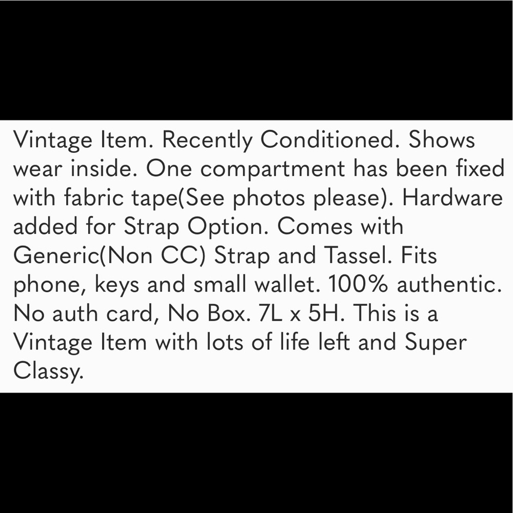 100% Authentic Chanel Timeless - Picture 7 of 7